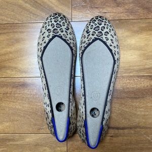 Rothy’s New in Box round toe Cheetah size 9